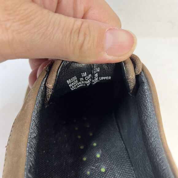 Clarks Wave Walk Shoes‎ Womens 9 M Wave Trek Low Sneakers 86509 Brown Leather - Picture 11 of 14